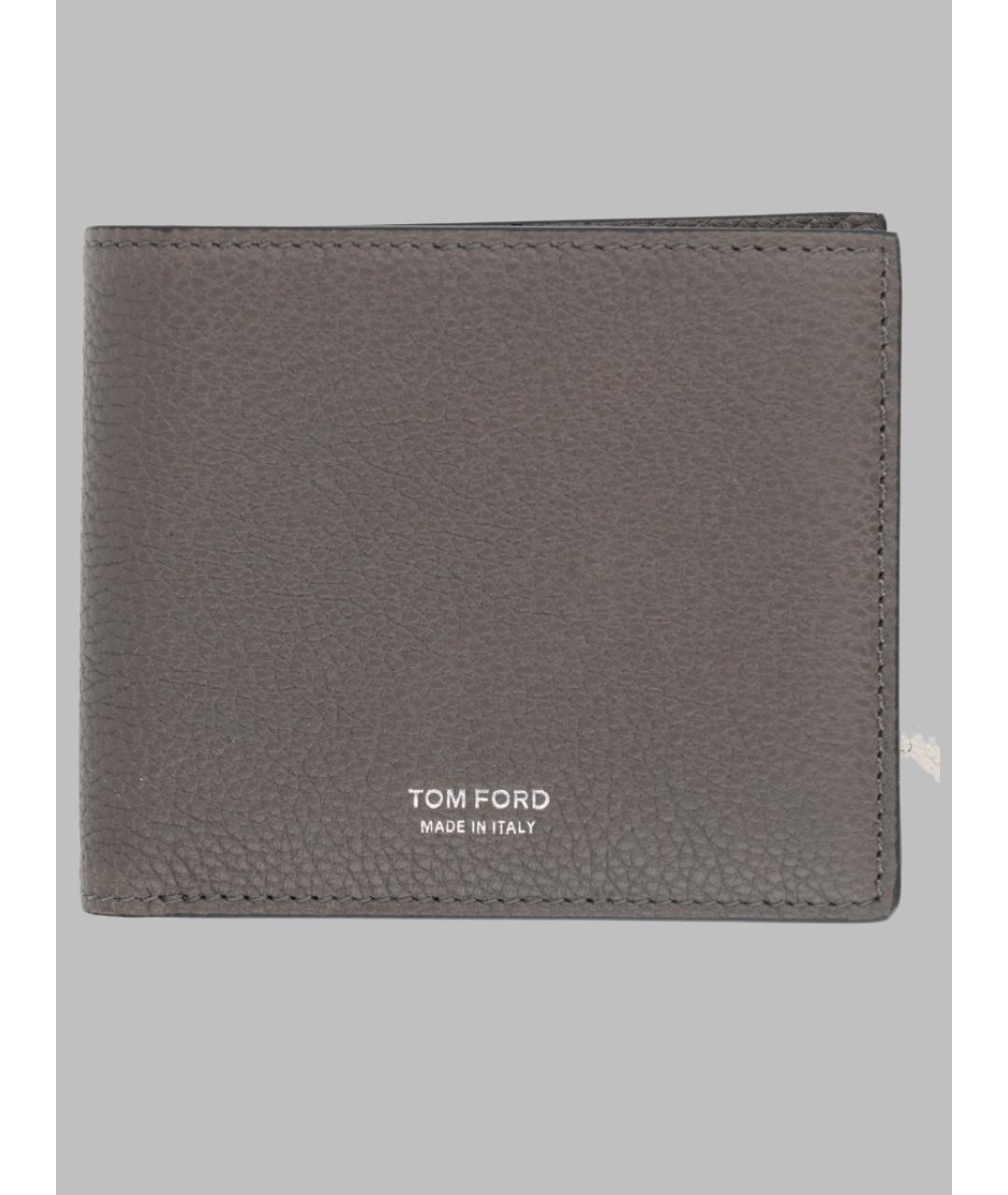 TOM FORD Бежевый кожаный кошелек, фото 3