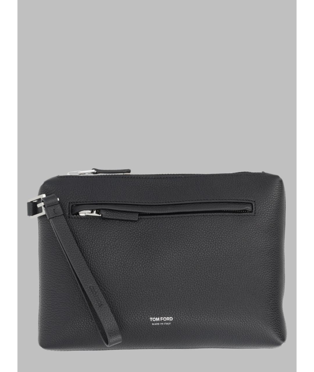 TOM FORD Черная кожаная папка для документов, фото 3