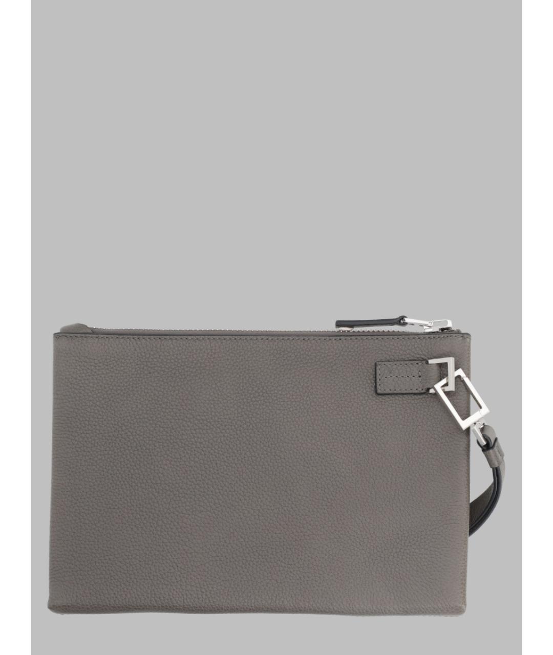 TOM FORD Серая кожаная папка для документов, фото 2