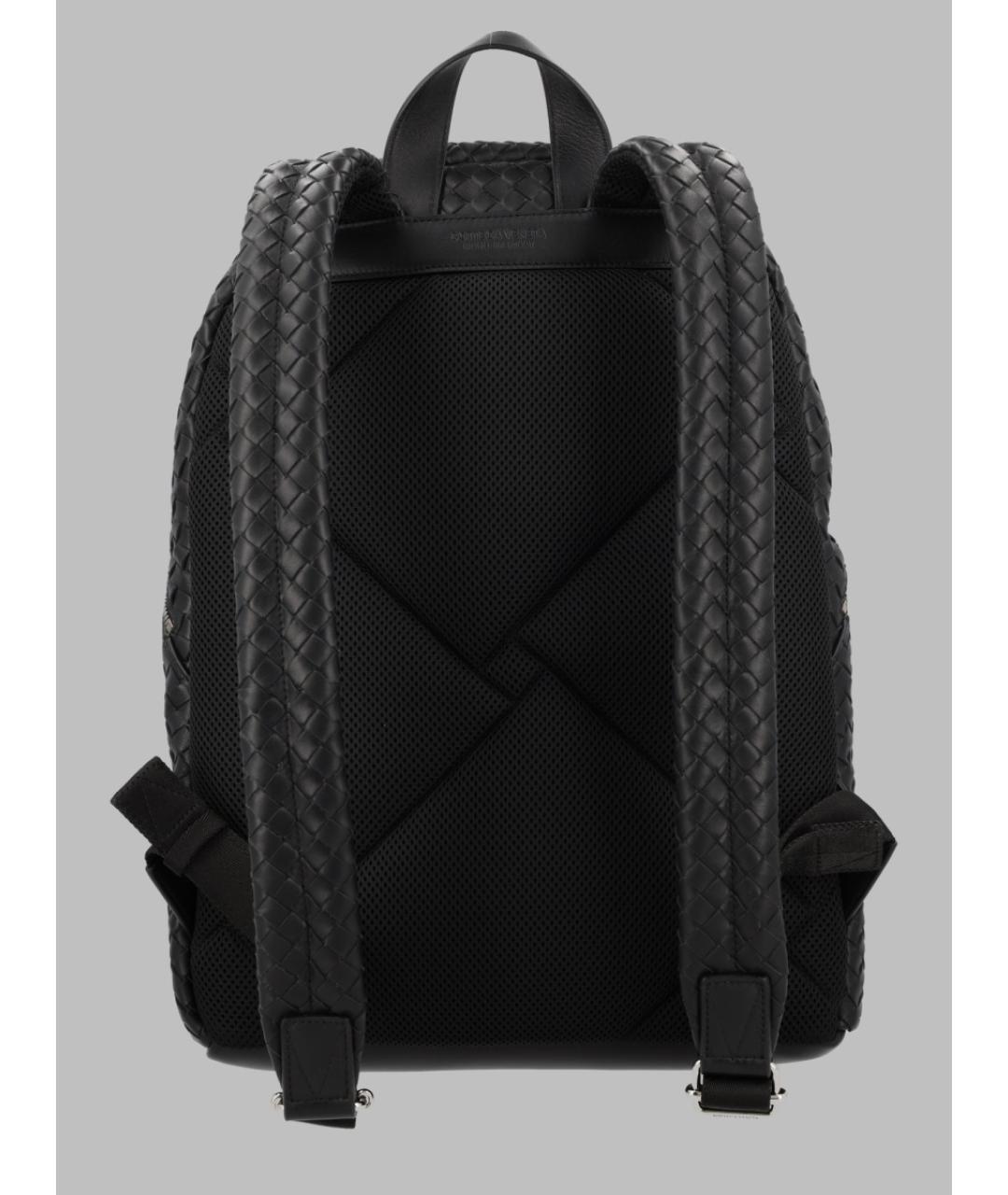 BOTTEGA VENETA Черный кожаный рюкзак, фото 2
