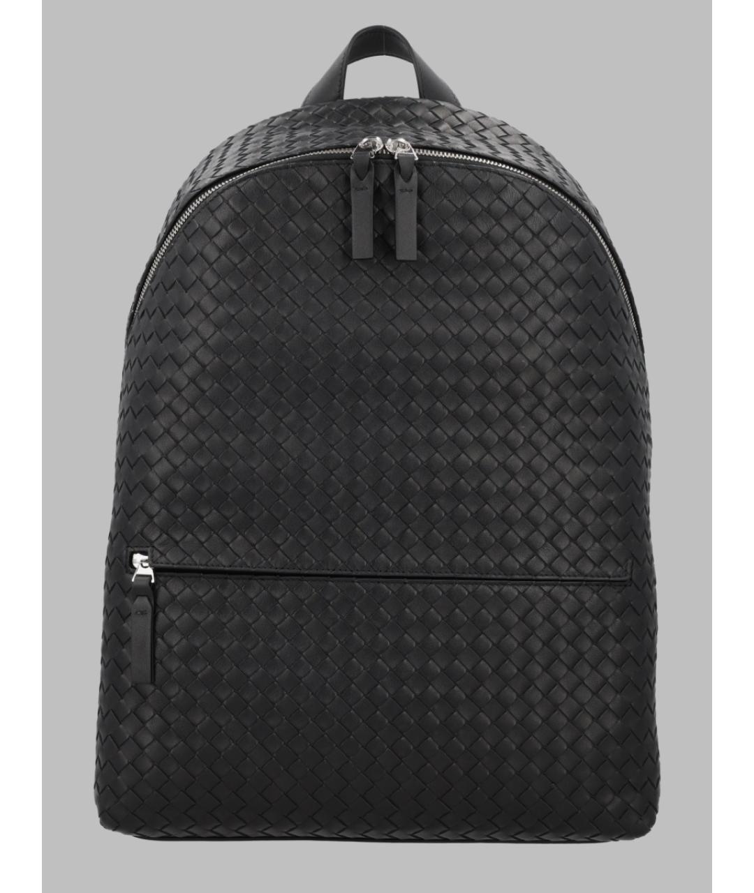 BOTTEGA VENETA Черный кожаный рюкзак, фото 3