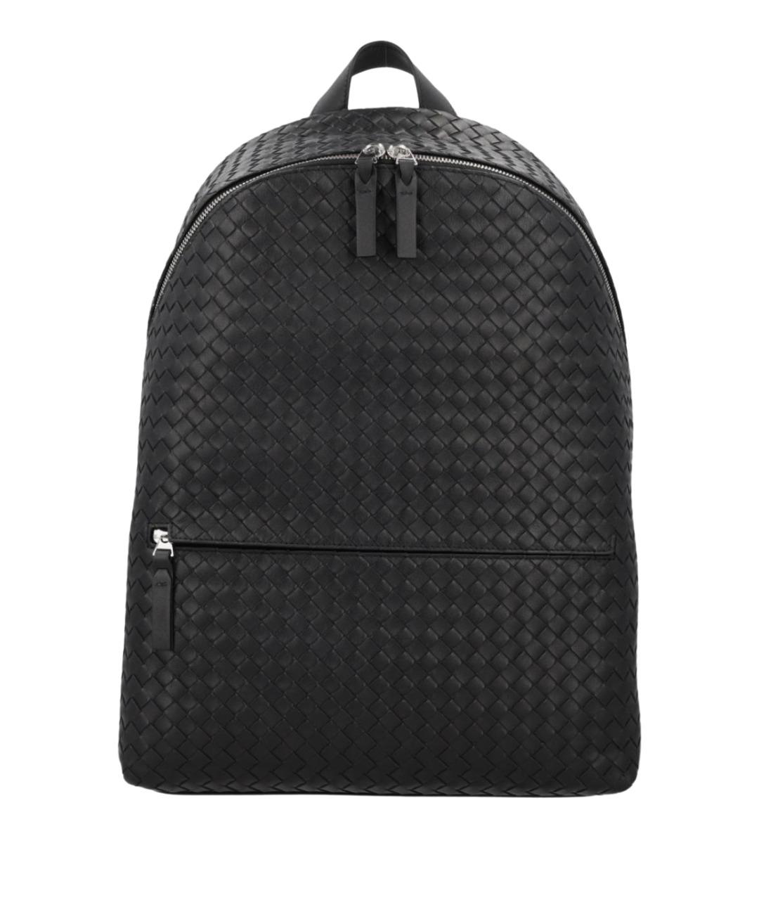 BOTTEGA VENETA Черный кожаный рюкзак, фото 1