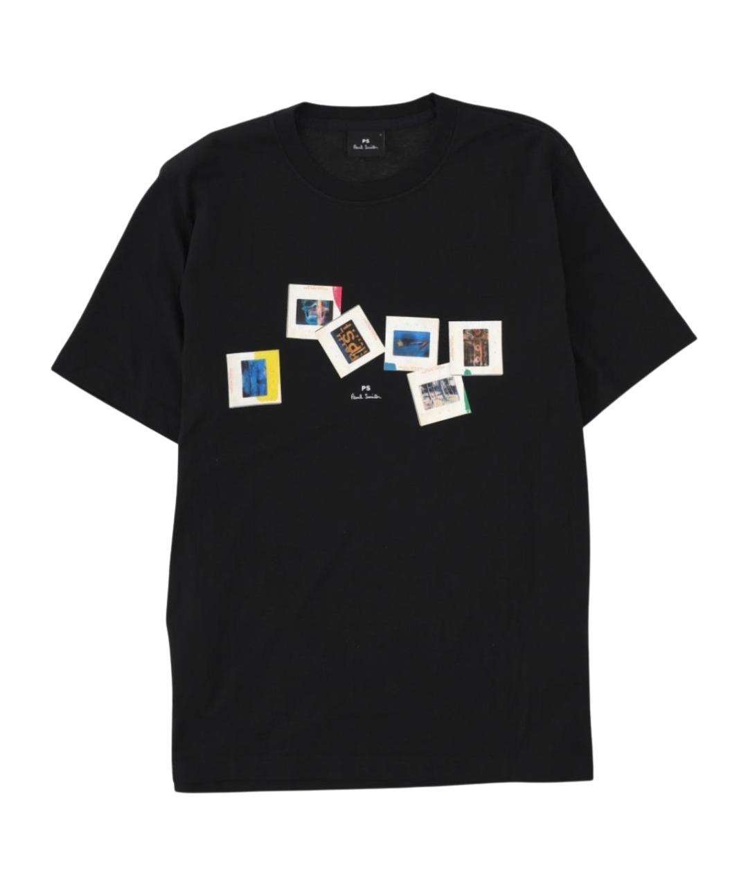 PS BY PAUL SMITH Черная хлопковая футболка, фото 1