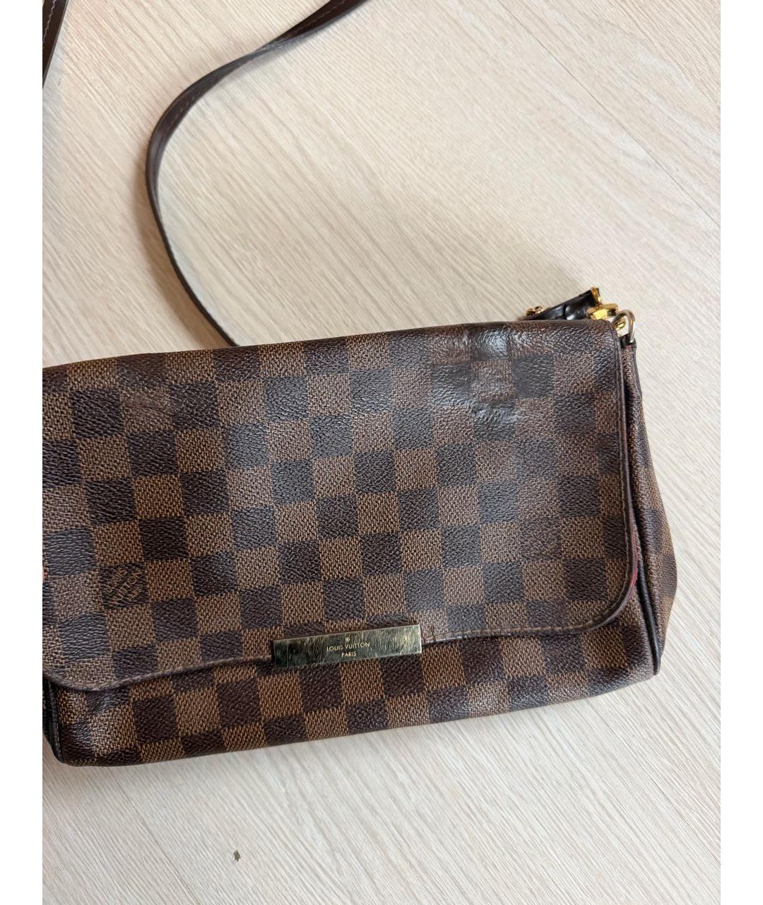 LOUIS VUITTON Коричневая сумка через плечо, фото 5