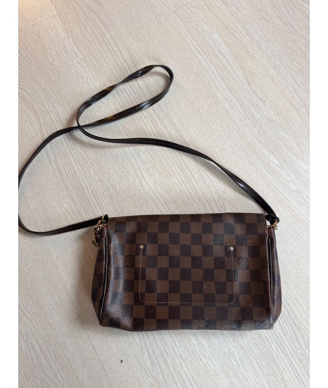 LOUIS VUITTON Коричневая сумка через плечо, фото 3