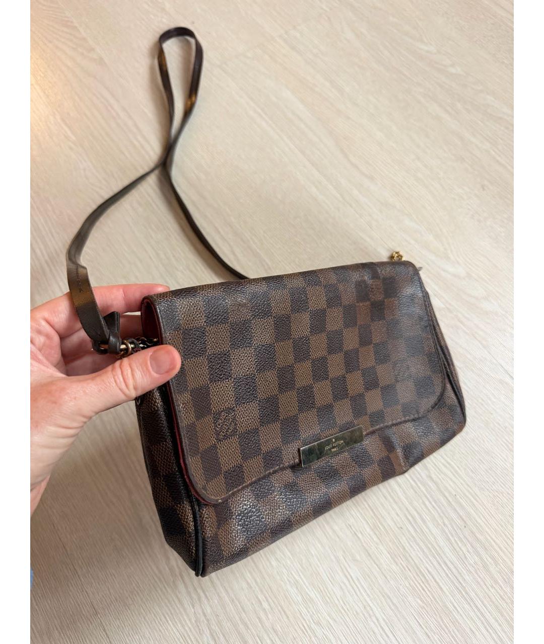 LOUIS VUITTON Коричневая сумка через плечо, фото 2