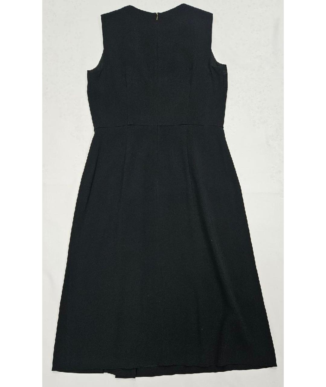 HUGO BOSS Черное ацетатное платье, фото 2