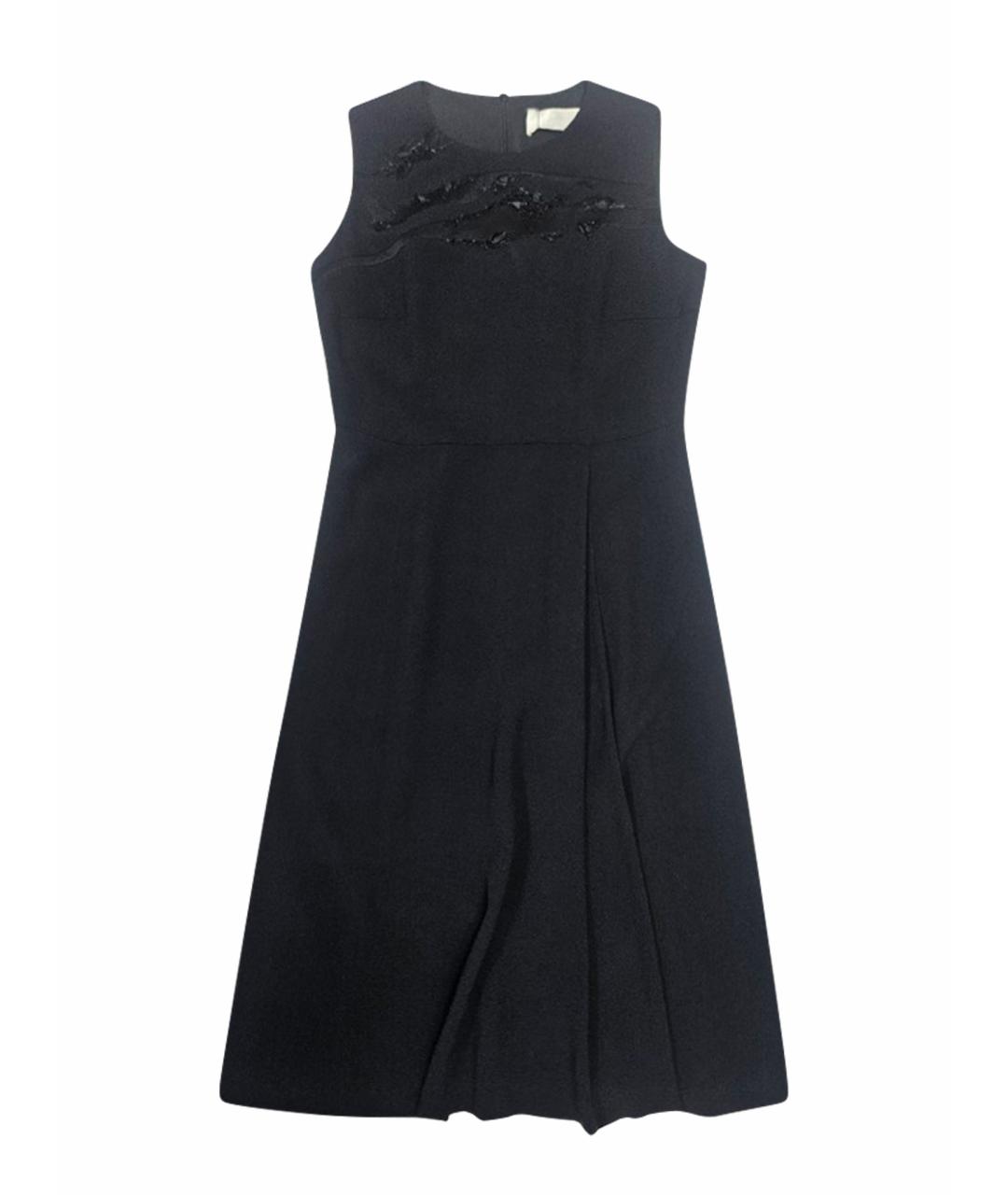 HUGO BOSS Черное ацетатное платье, фото 5