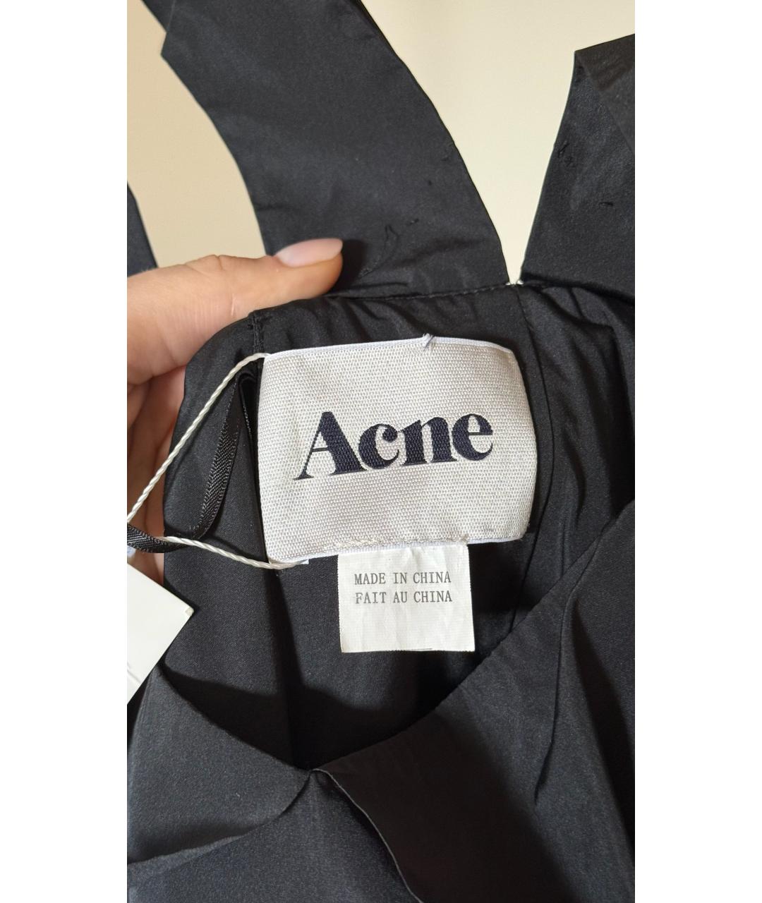 ACNE STUDIOS Черное вечернее платье, фото 8