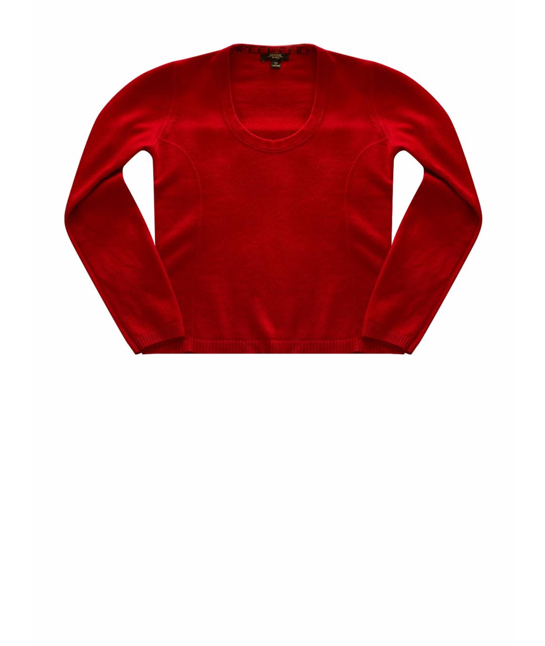 WEEKEND MAX MARA Бордовый кашемировый джемпер / свитер, фото 1