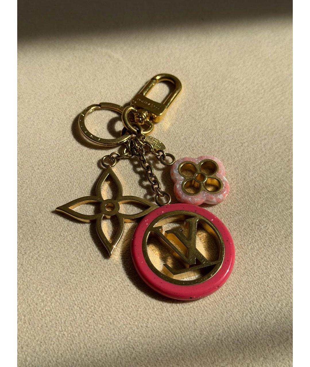 LOUIS VUITTON Золотой брелок, фото 7