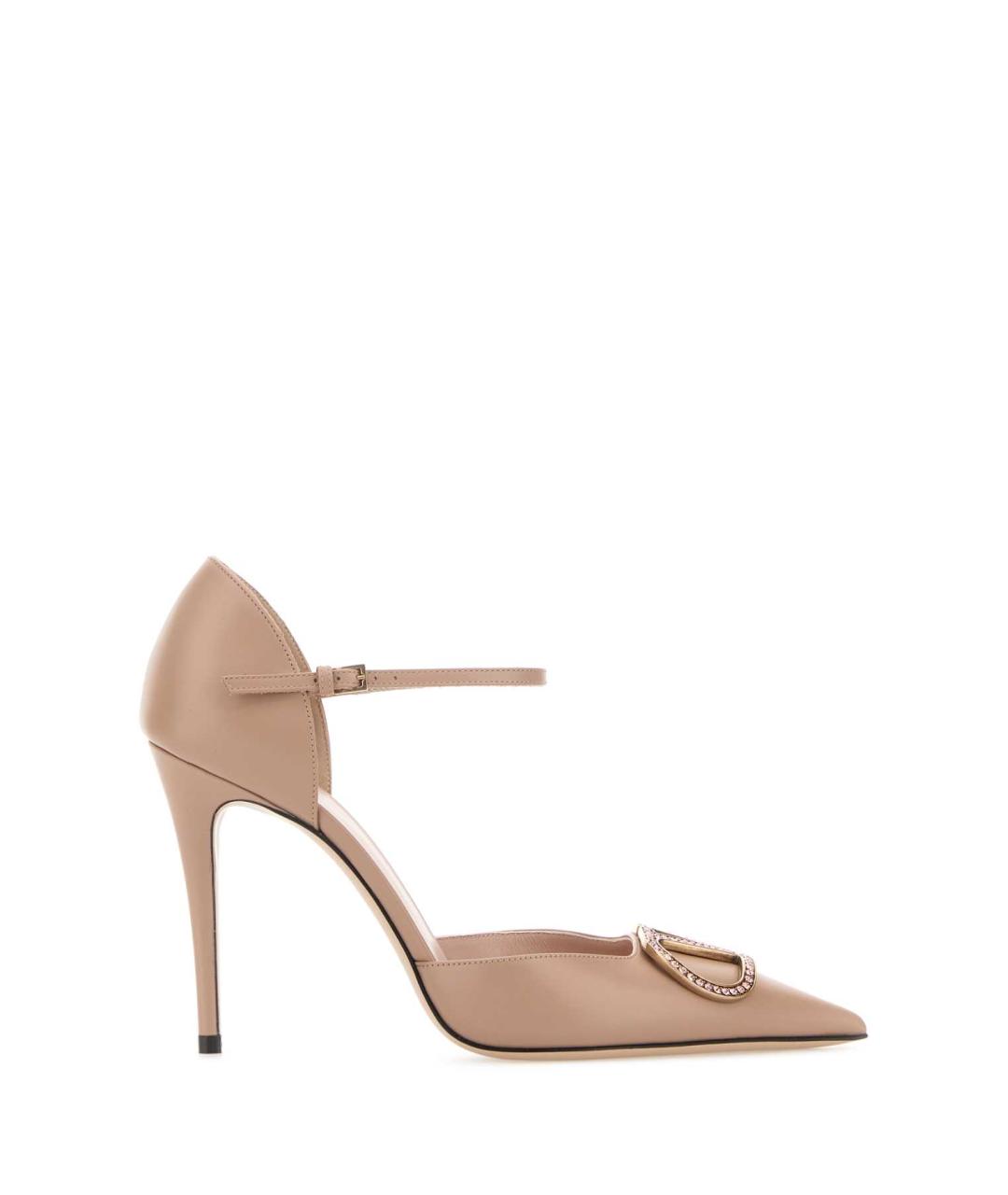 VALENTINO Розовые кожаные туфли, фото 1
