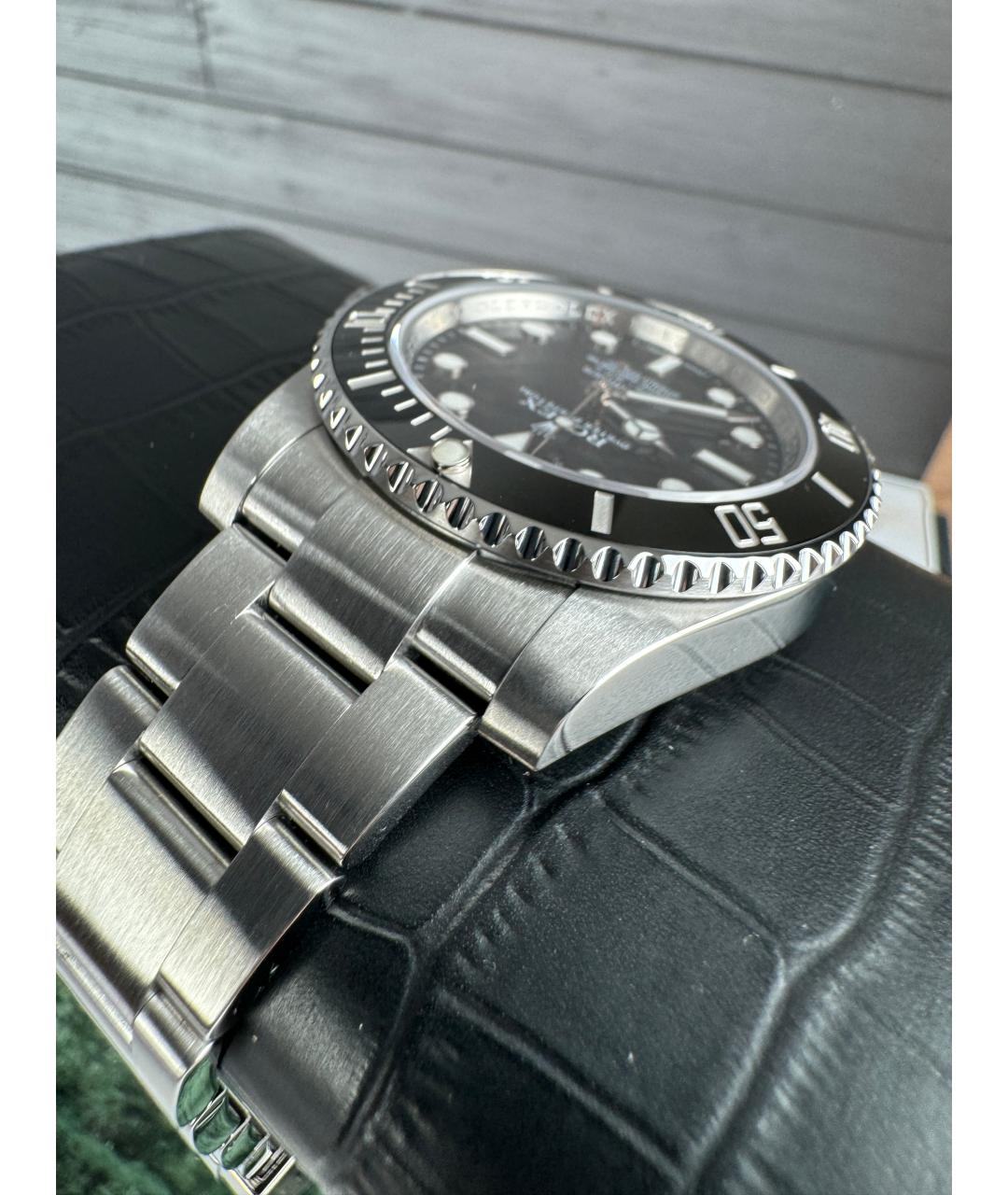 ROLEX Черные часы, фото 5