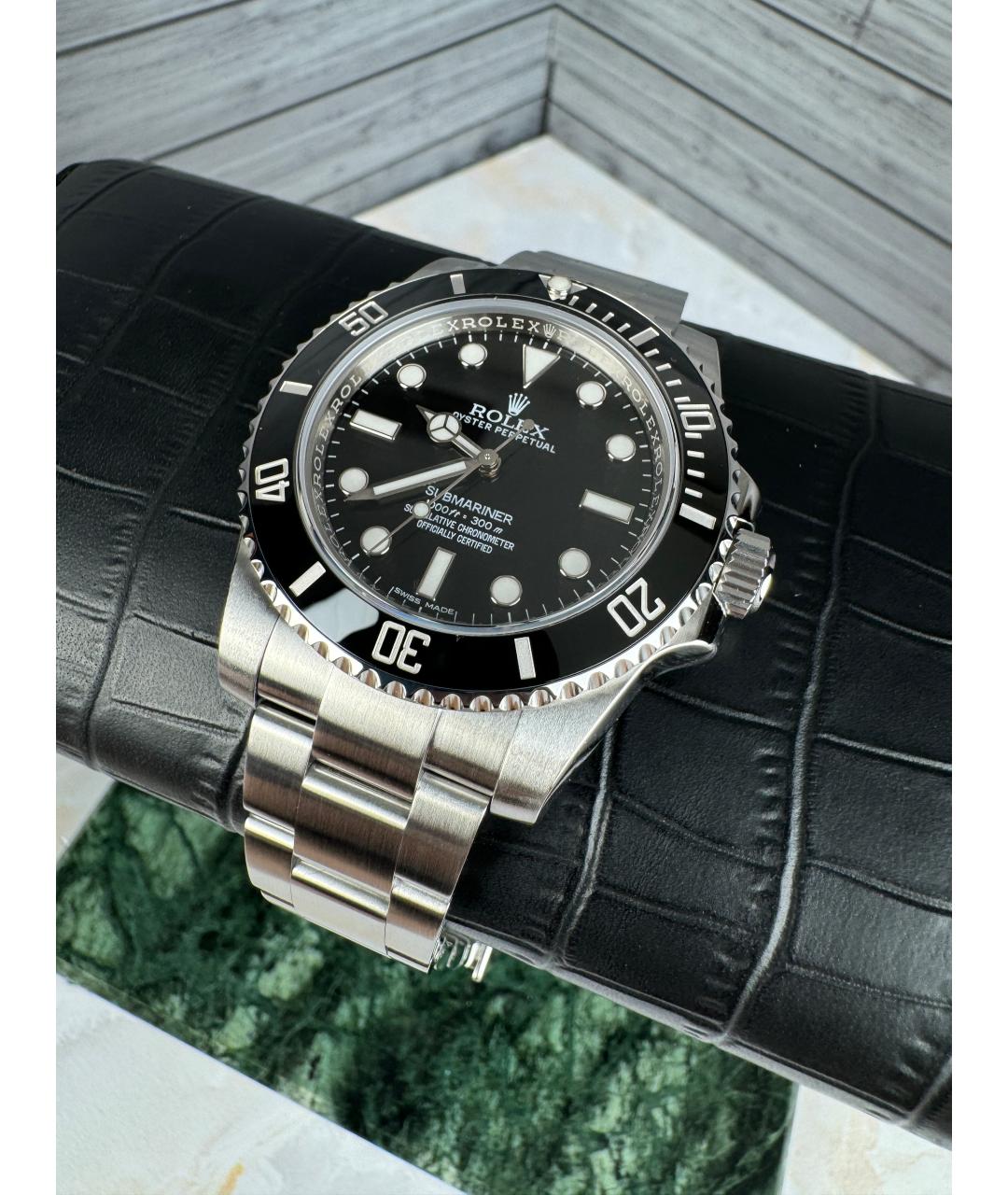 ROLEX Черные часы, фото 2