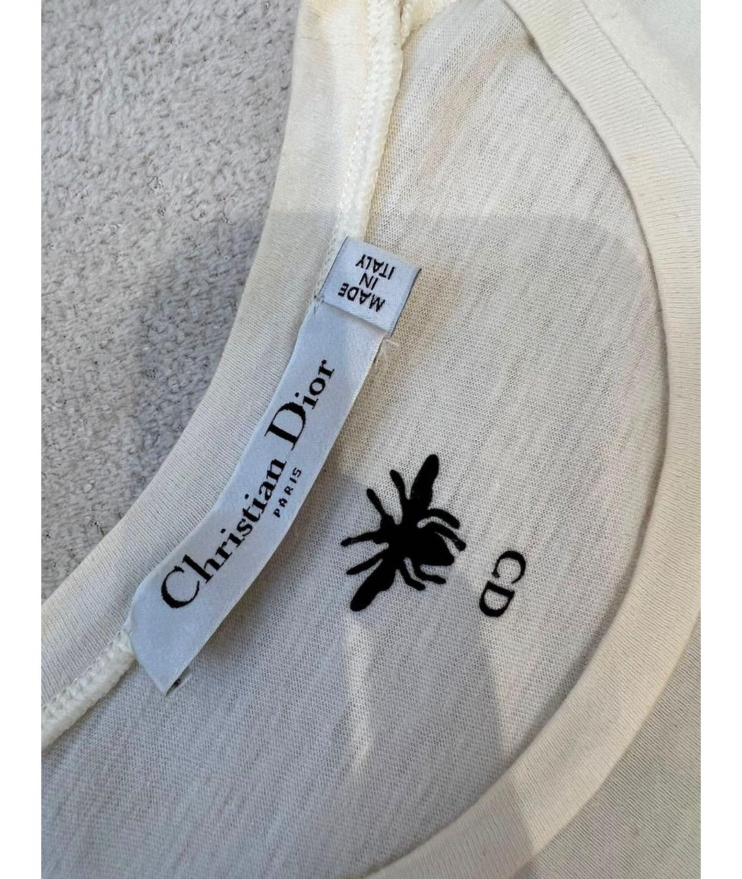 CHRISTIAN DIOR Белая футболка, фото 5