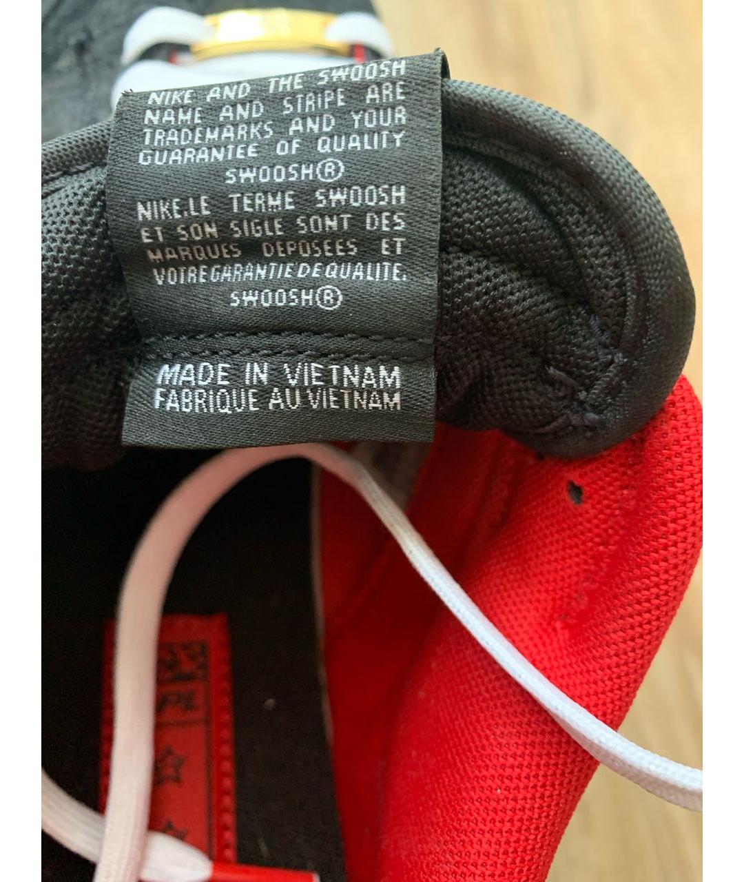 NIKE Черные замшевые низкие кроссовки / кеды, фото 6