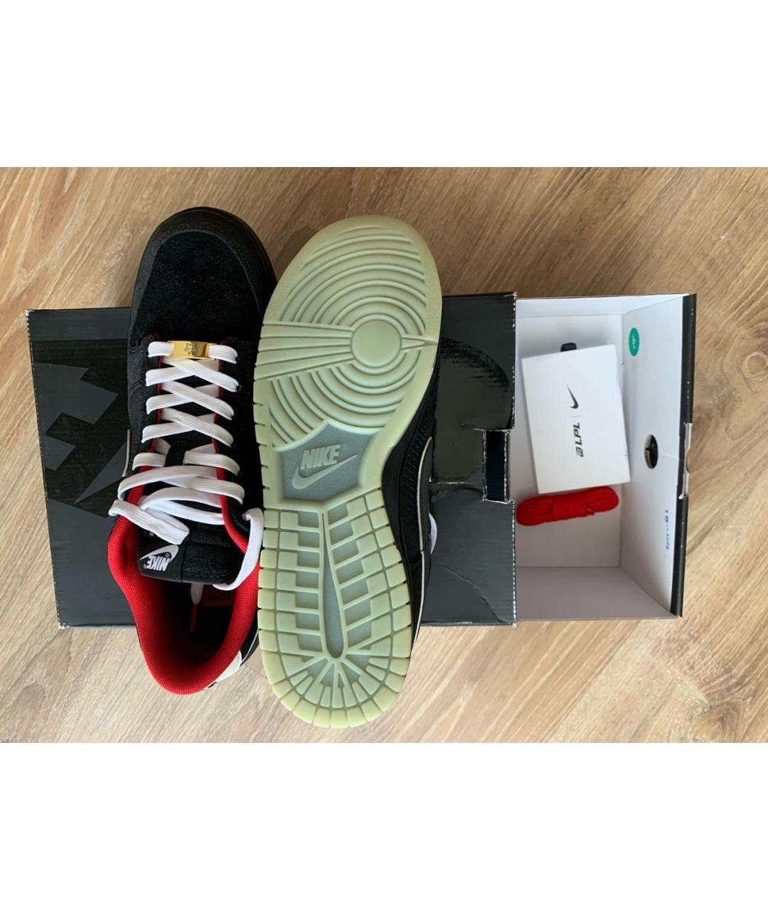 NIKE Черные замшевые низкие кроссовки / кеды, фото 3