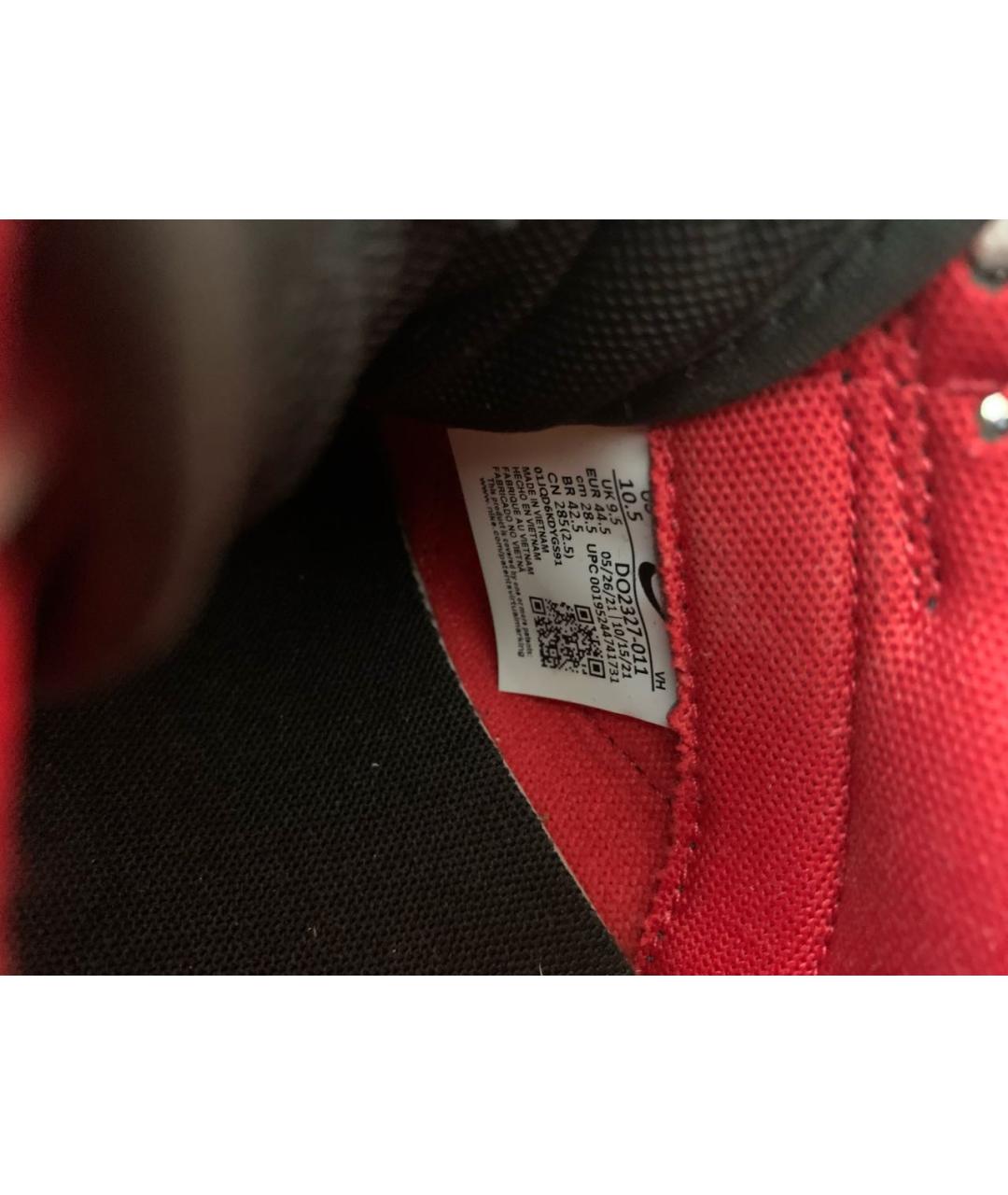 NIKE Черные замшевые низкие кроссовки / кеды, фото 7