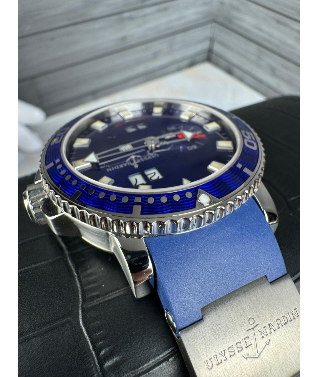 Ulysse Nardin Синие часы, фото 7