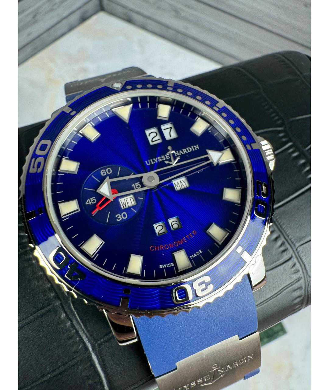 Ulysse Nardin Синие часы, фото 3