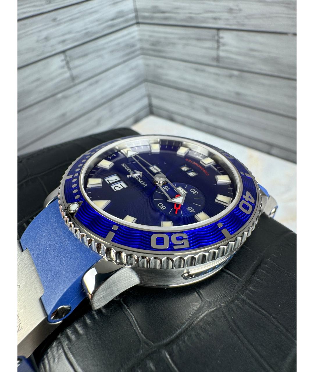Ulysse Nardin Синие часы, фото 9