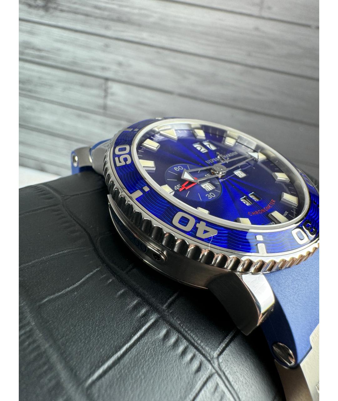Ulysse Nardin Синие часы, фото 5