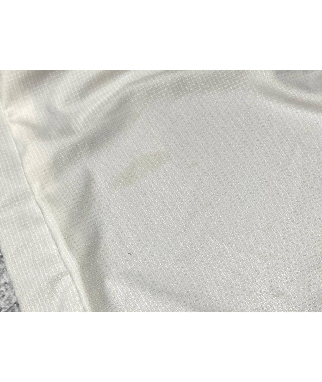 BURBERRY Белая полиэстеровая юбка мини, фото 9