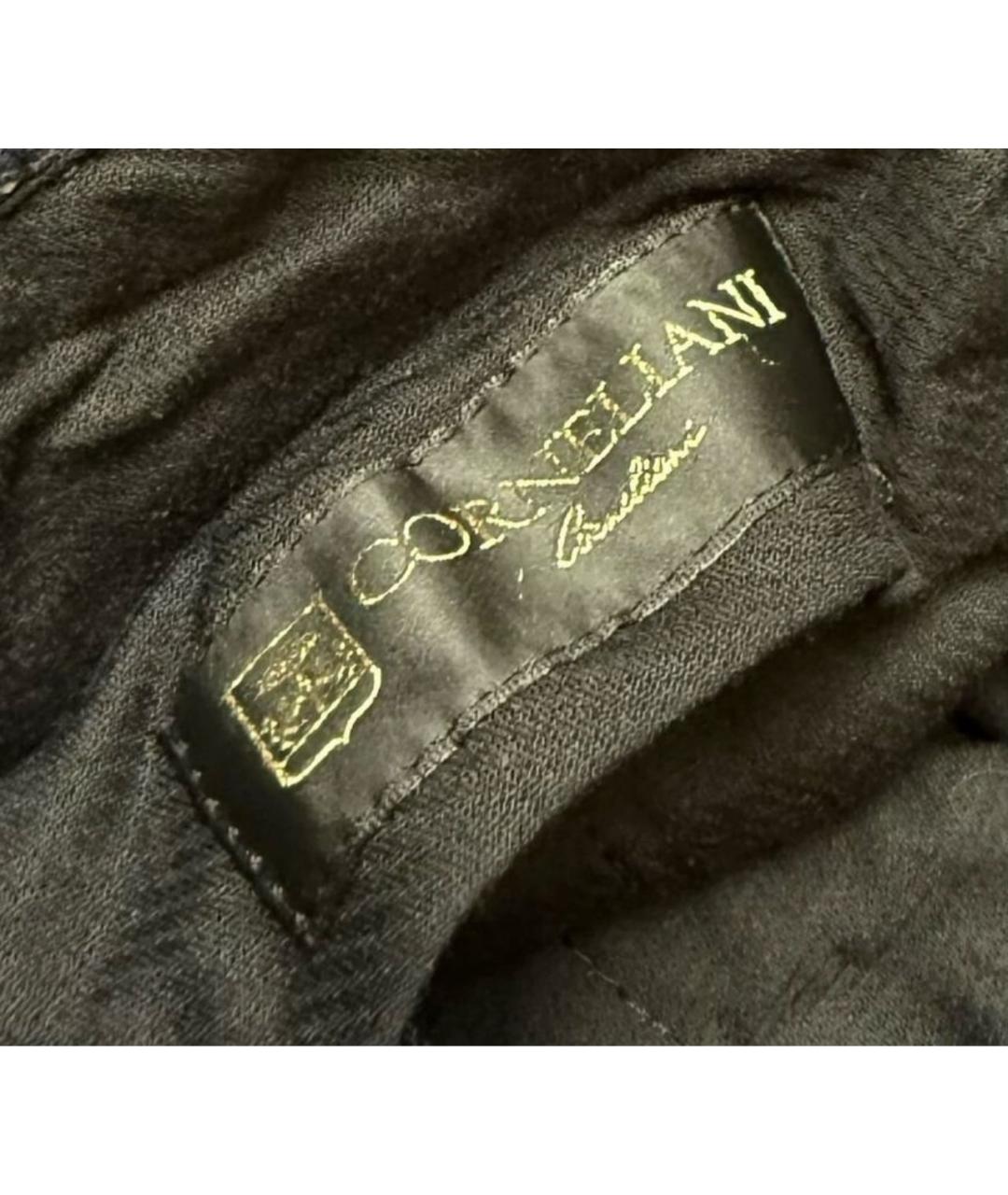 CORNELIANI Синие шерстяные классические брюки, фото 4