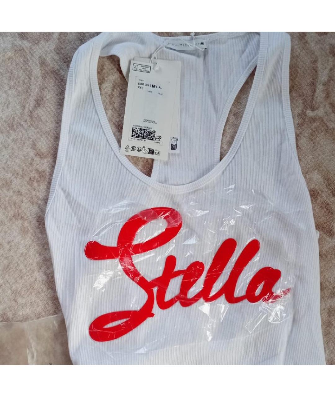 STELLA MCCARTNEY Белая хлопковая майка, фото 3