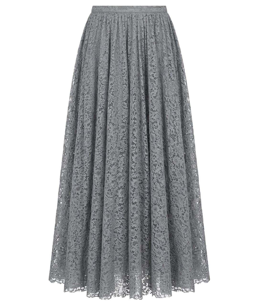CHRISTIAN DIOR Серая юбка макси, фото 1