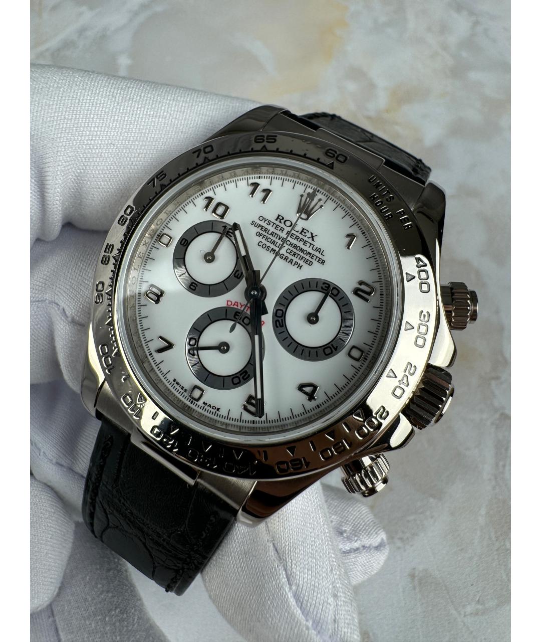 ROLEX Белые часы из белого золота, фото 2