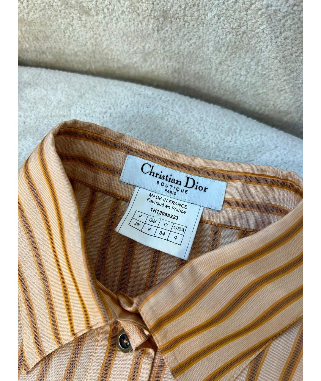 CHRISTIAN DIOR Оранжевая рубашка, фото 4
