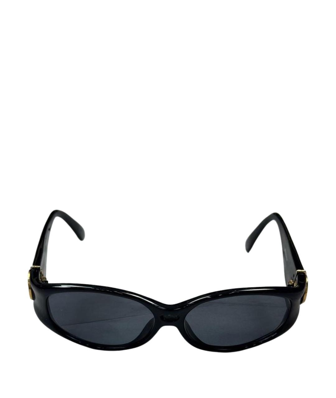 SAINT LAURENT Черные пластиковые солнцезащитные очки, фото 1