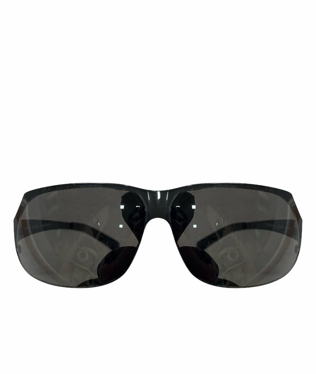 SAINT LAURENT Черные металлические солнцезащитные очки, фото 1