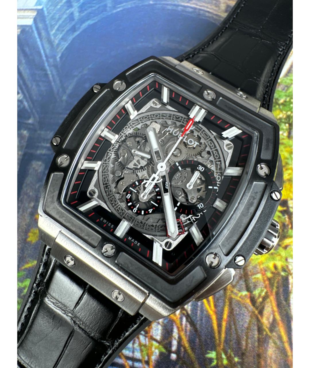 HUBLOT Черные часы, фото 2