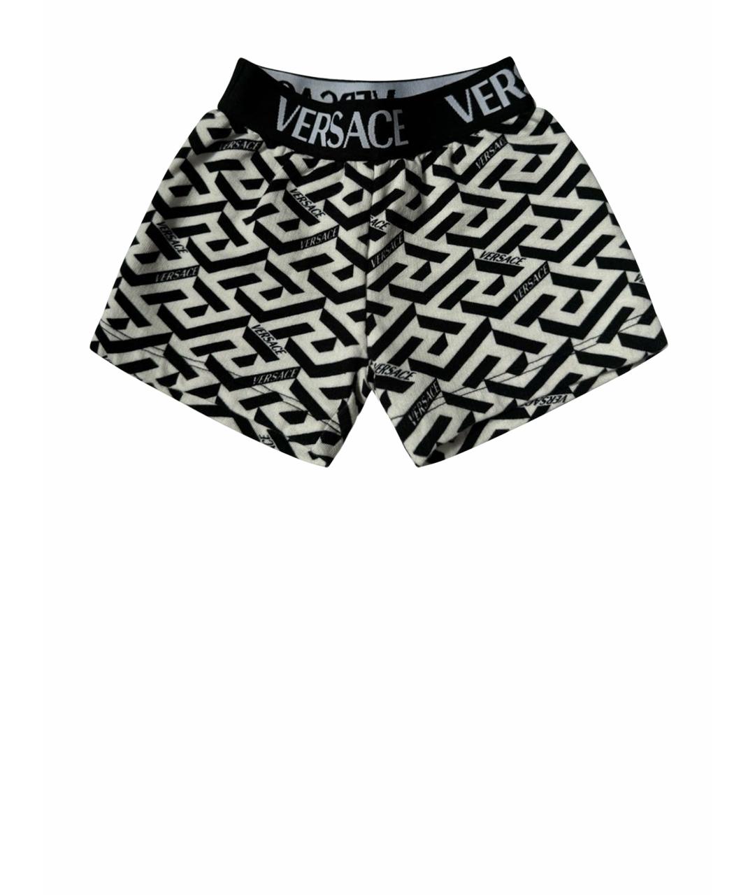 VERSACE Белые хлопковые детские шорты, фото 1