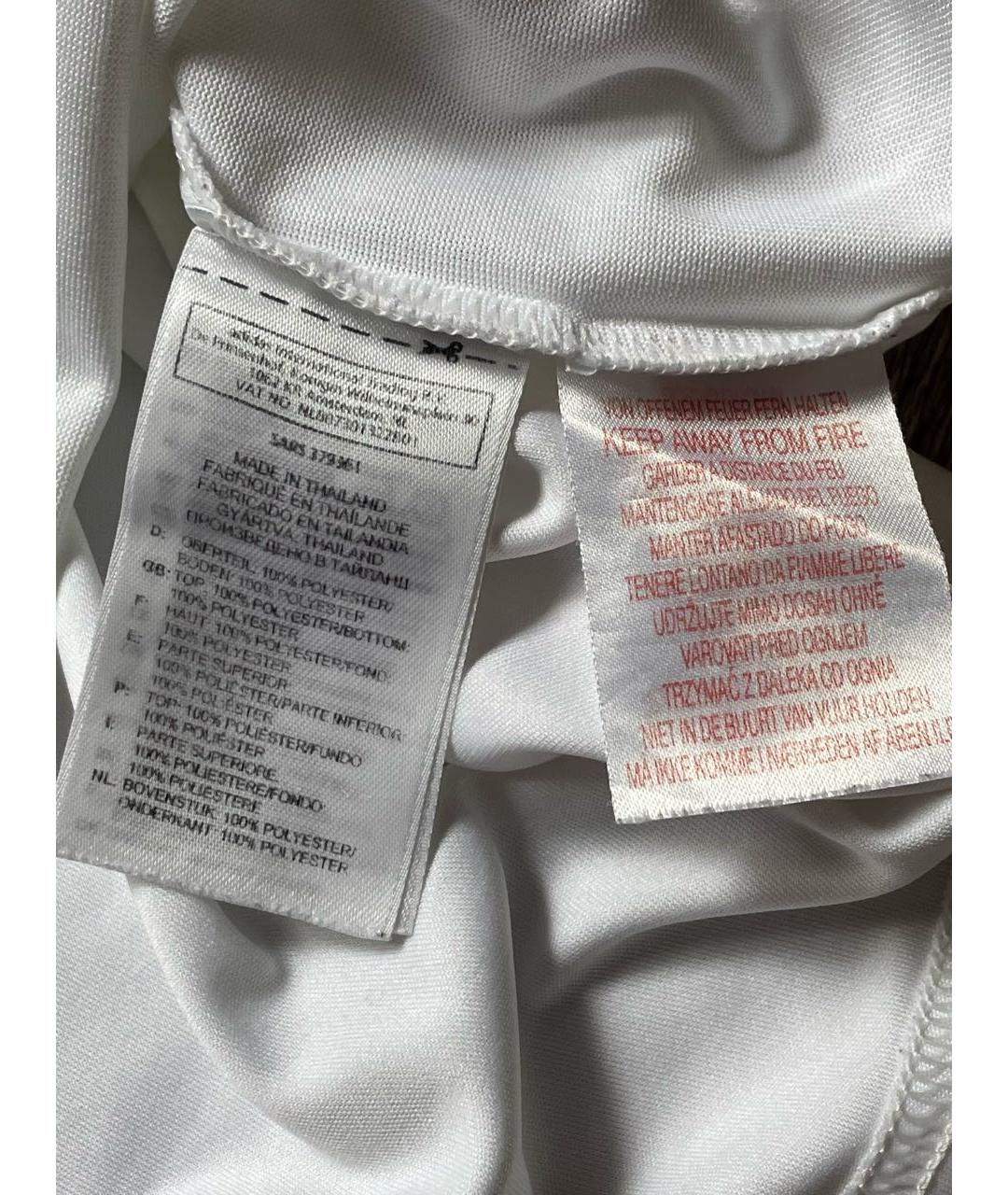 ADIDAS Белая синтетическая футболка, фото 5