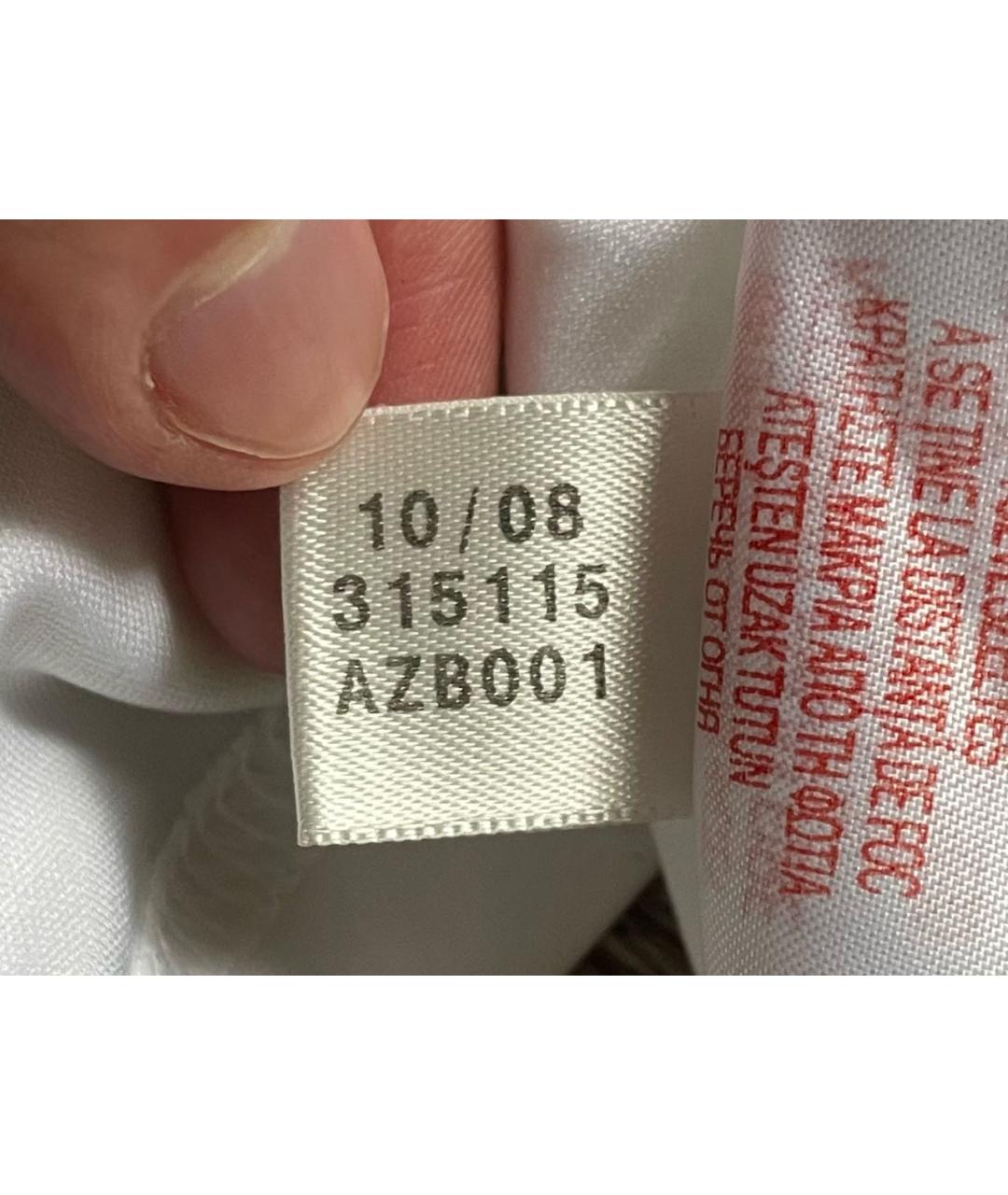 ADIDAS Белая синтетическая футболка, фото 4