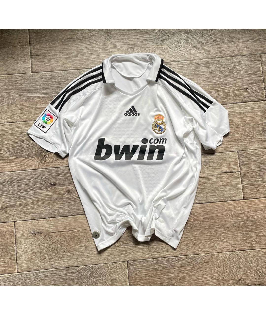 ADIDAS Белая синтетическая футболка, фото 9