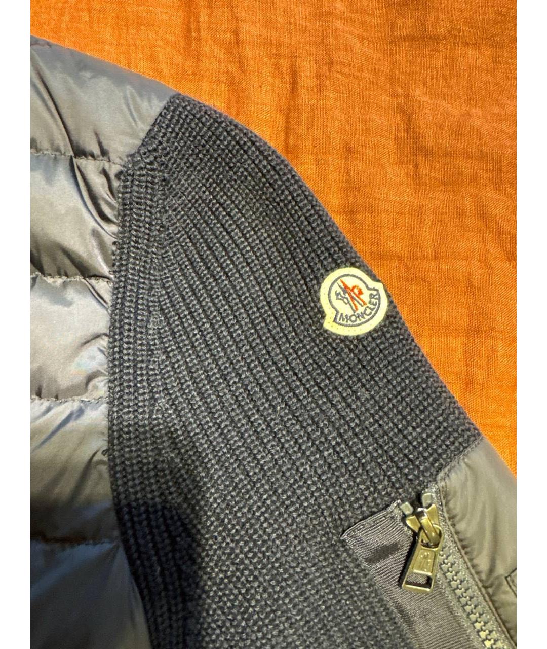 MONCLER Черная хлопковая куртка, фото 5