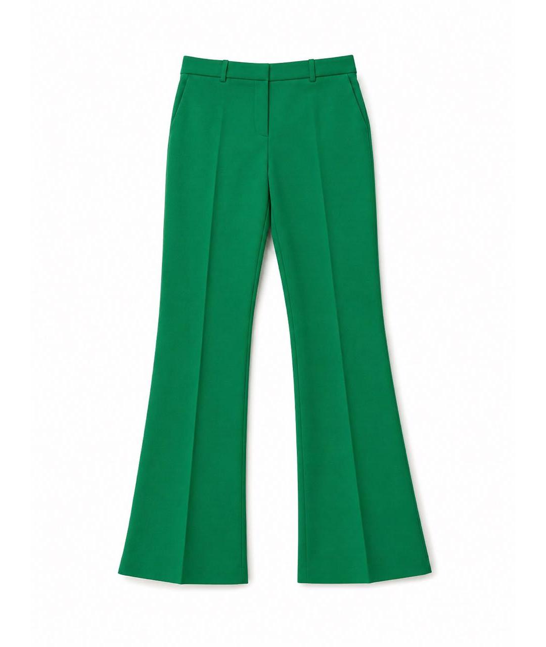 EMILIO PUCCI Зеленый шерстяной костюм с брюками, фото 3