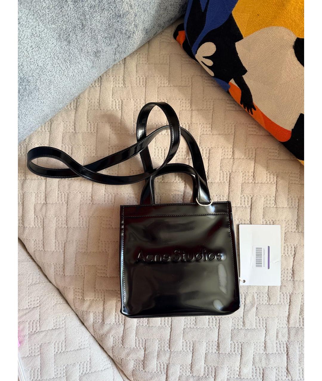 ACNE STUDIOS Черная сумка тоут, фото 8