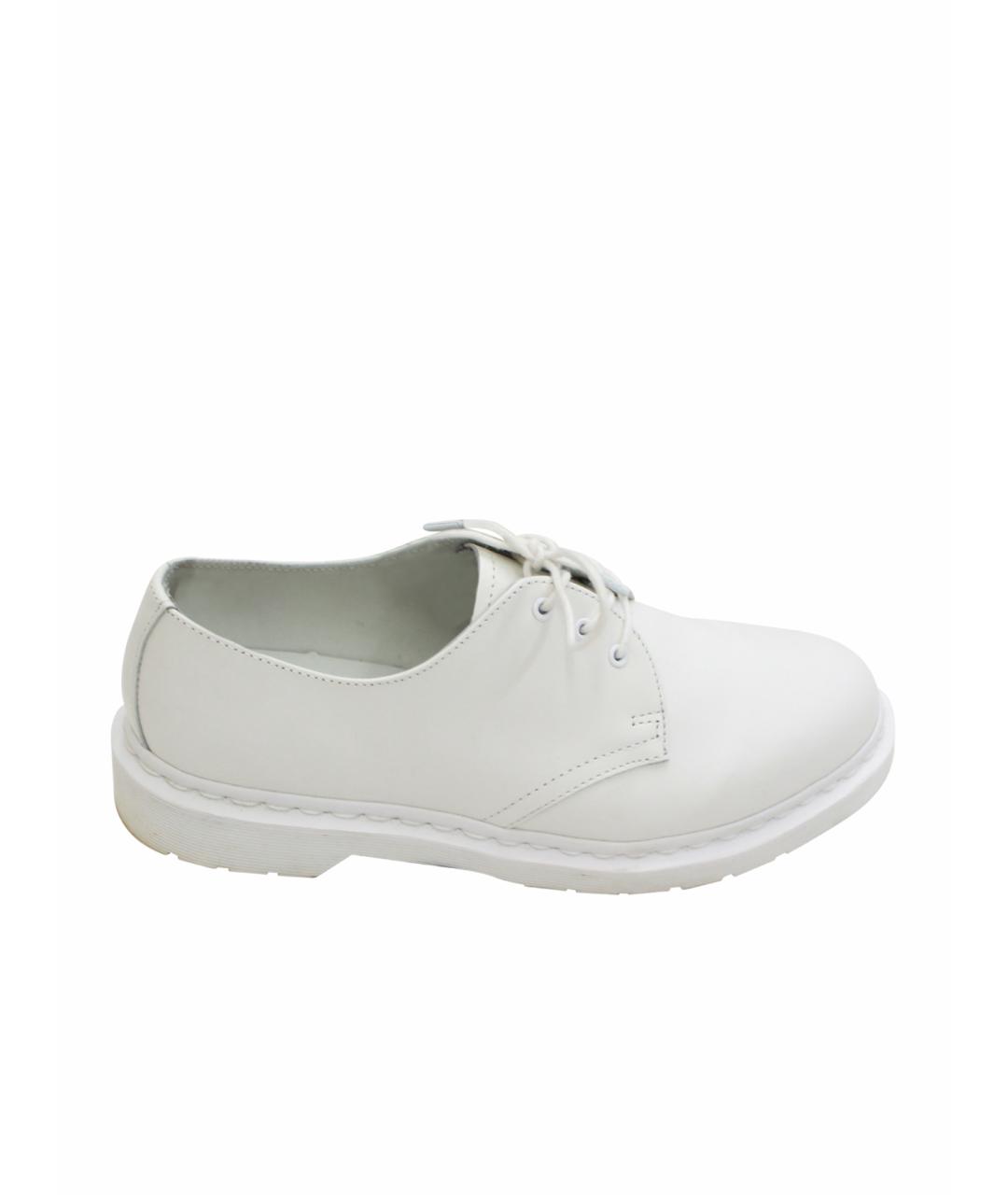 DR. MARTENS Белые кожаные брогги и оксфорды, фото 1