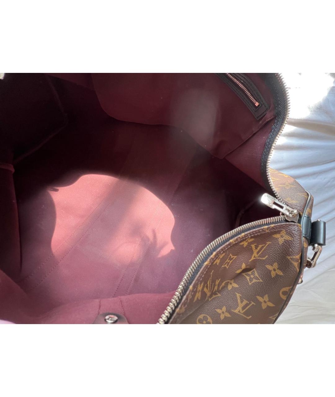 LOUIS VUITTON Коричневая дорожная/спортивная сумка, фото 4