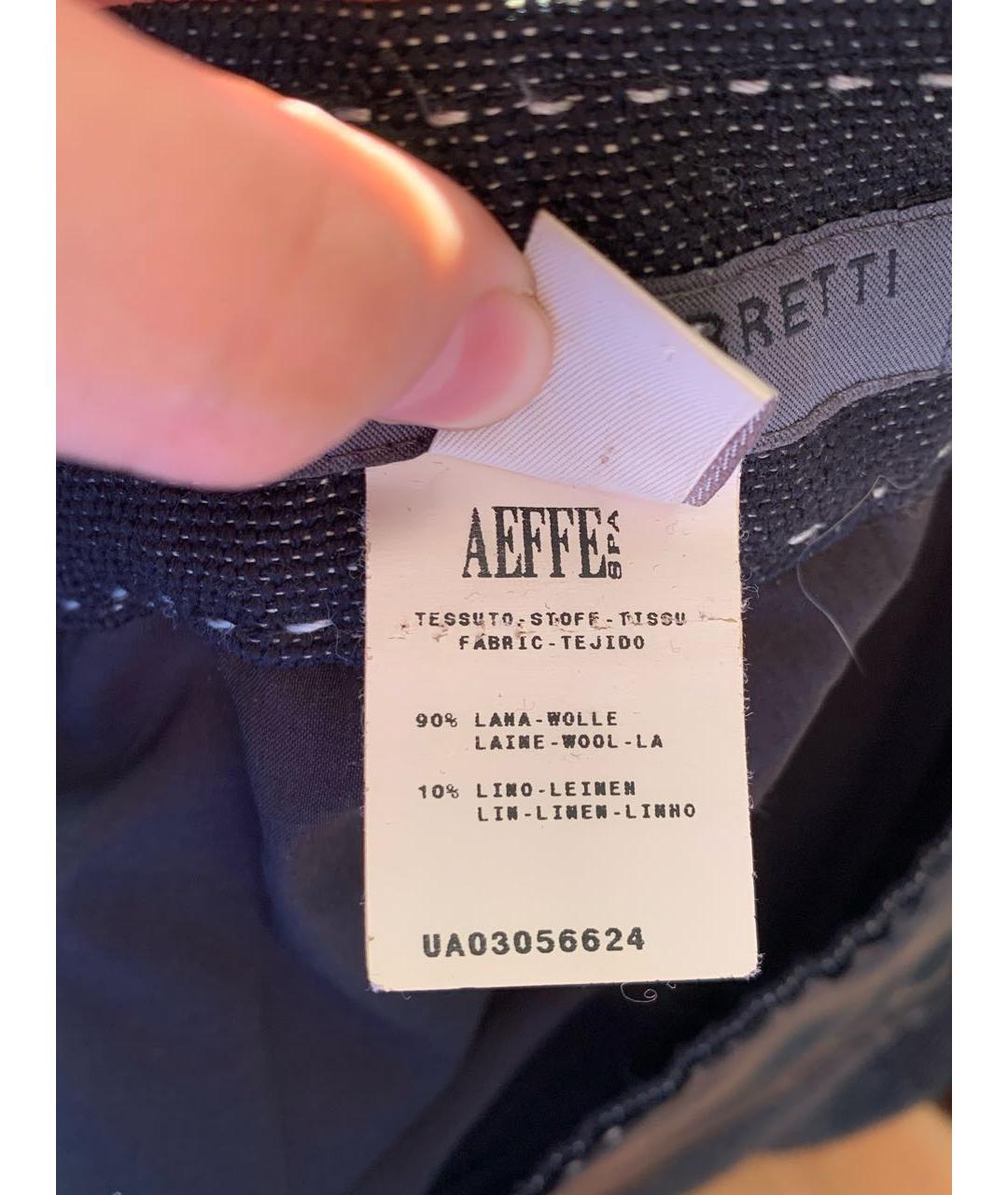 ALBERTA FERRETTI Черный шерстяной костюм с брюками, фото 6