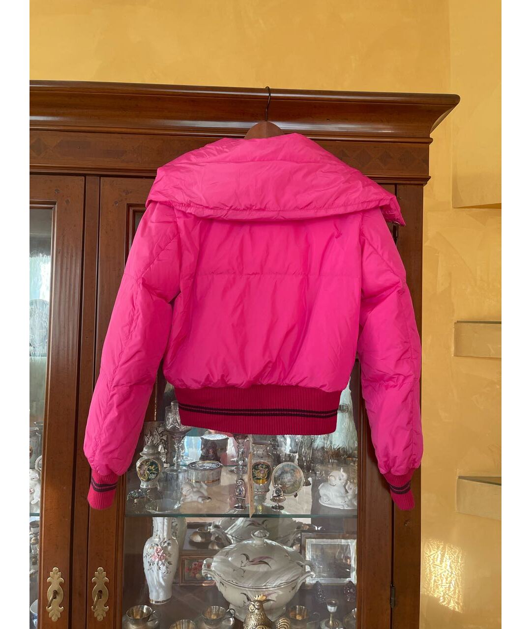 FRANKIE MORELLO Розовая полиамидовая куртка, фото 2