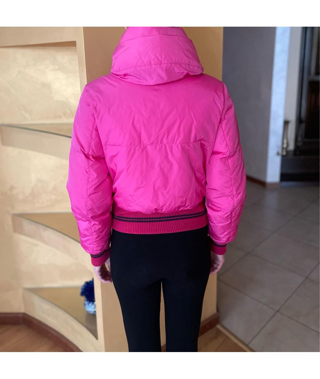 FRANKIE MORELLO Розовая полиамидовая куртка, фото 8