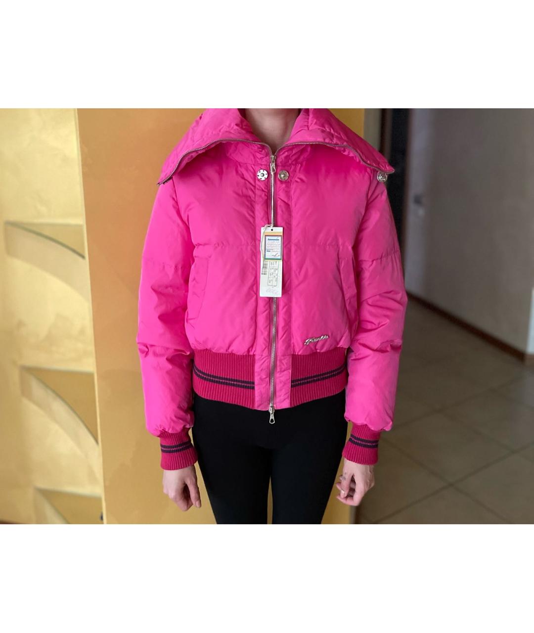 FRANKIE MORELLO Розовая полиамидовая куртка, фото 7