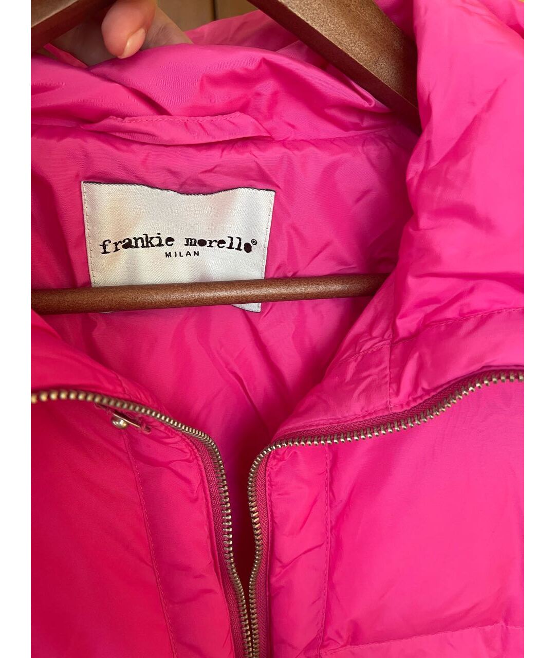 FRANKIE MORELLO Розовая полиамидовая куртка, фото 3