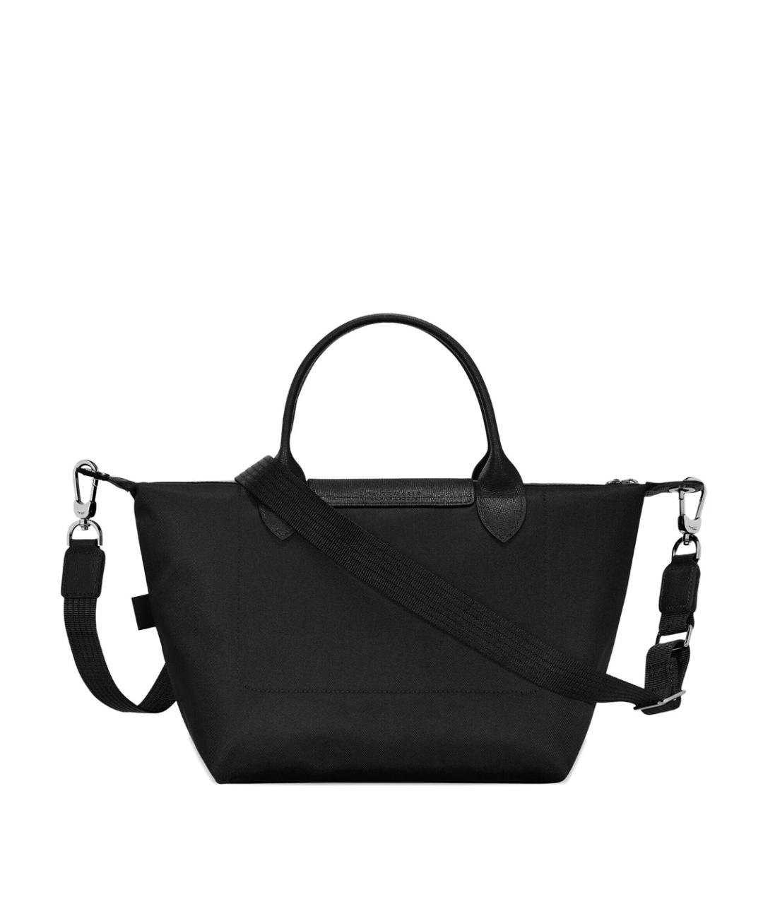 LONGCHAMP Черная синтетическая сумка через плечо, фото 2